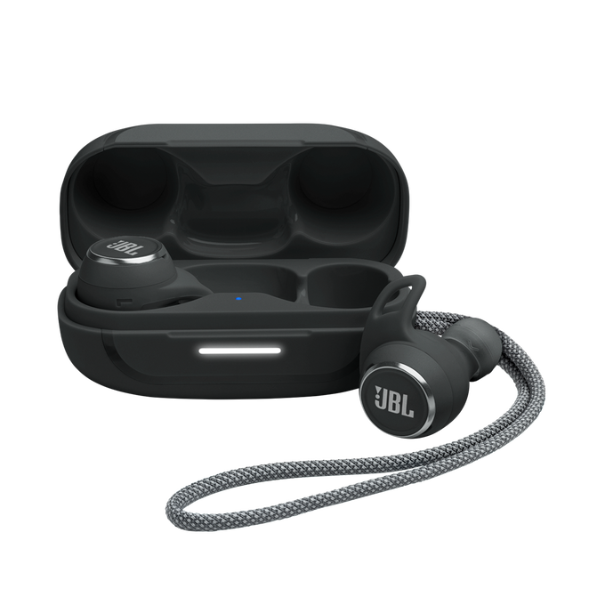 JBL Reflect Aero TWS - Black - True wireless Noise Cancelling active earbuds - Hero image number null